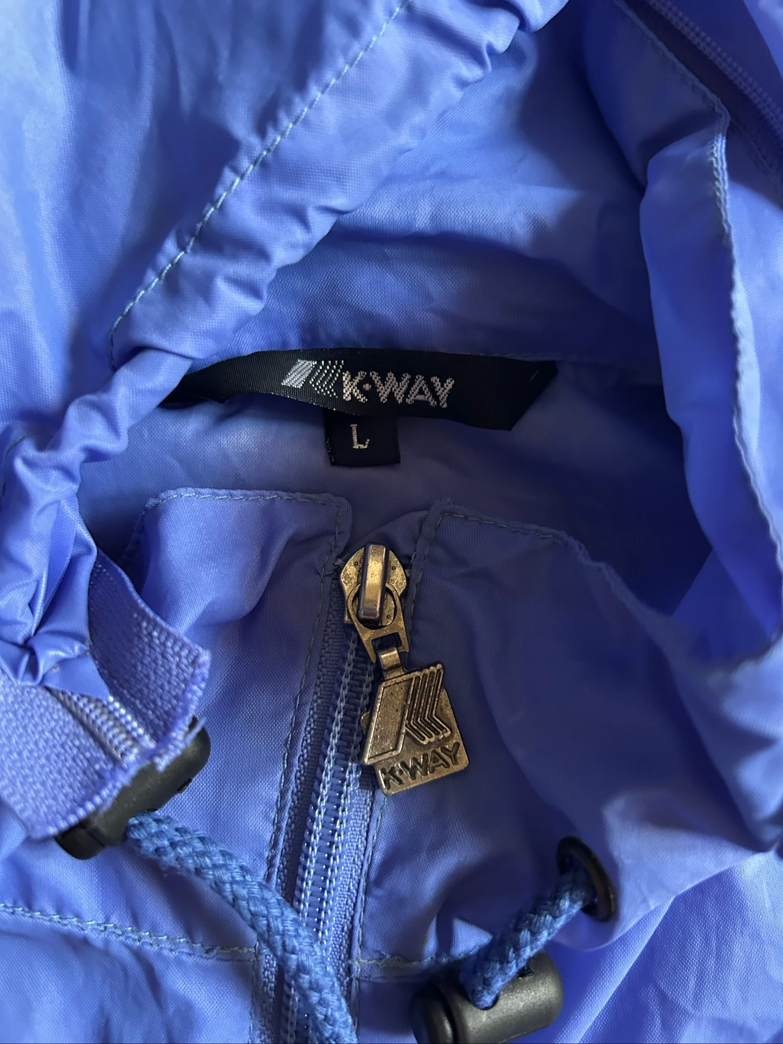 Vintage blue purple windbreaker – photo 5